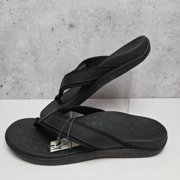 NWB Vionic 544MTide Black Sandals Men'sTide Size 9 NEW Unworn - Picture 3 of 10